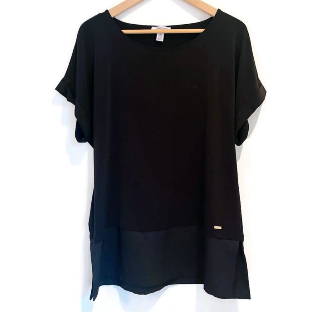 Vintage Calvin Klein Flowy Tunic Top
